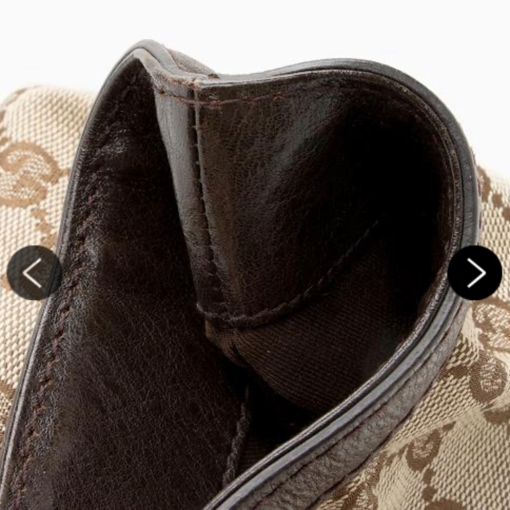 Gucci interlocking tote bag duffle medium large brown travel canvas d - Picture 8 of 14